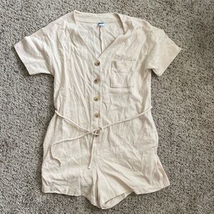 Old Navy button up romper size XS